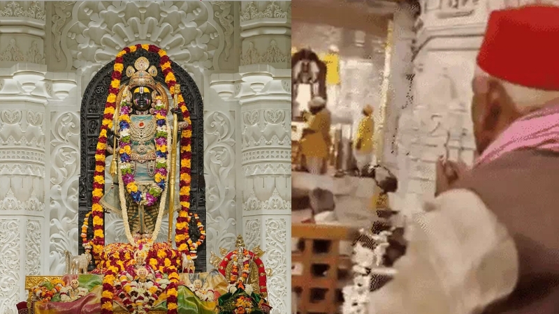 पहली बार अयोध्‍या राम मंदिर पहुंचे सपा सांसद अवधेश प्रसाद !