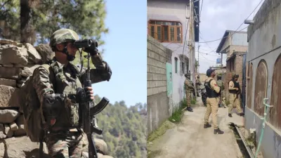 दक्षिण कश्मीर में घरों की ली जा रही तलाशी