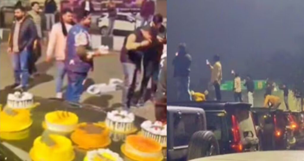 "लखनऊ की सड़कों पर रील के लिए हुड़दंग, VIDEO वायरल"