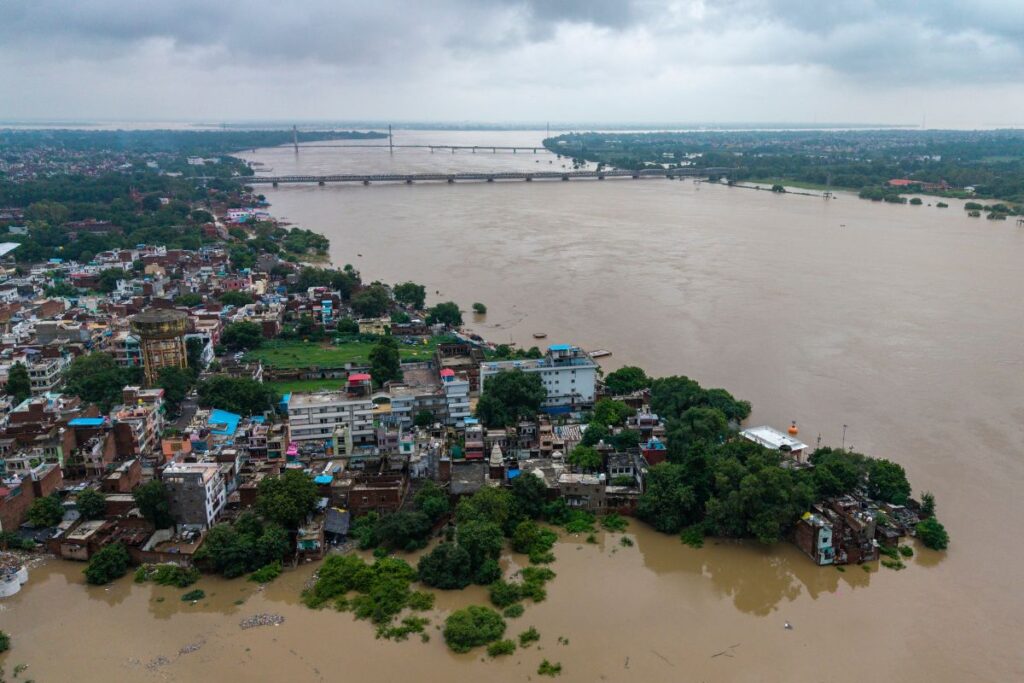 ड्रोन से सामने आई तबाही