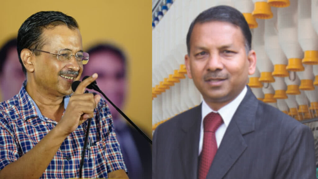 केजरीवाल पीछे, राजिंदर गुप्ता आगे