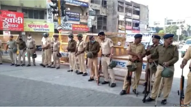 मोकामा में बढ़ा तनाव, भारी पुलिस बल की तैनाती