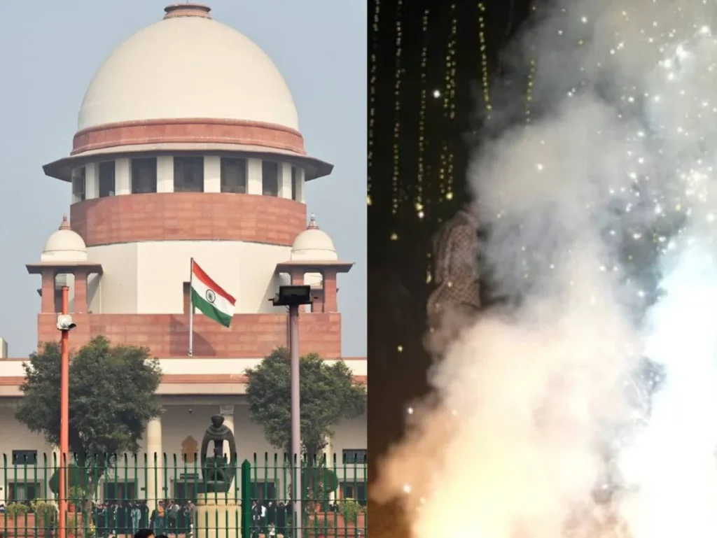 SC से ग्रीन पटाखे बनाने की अनुमति