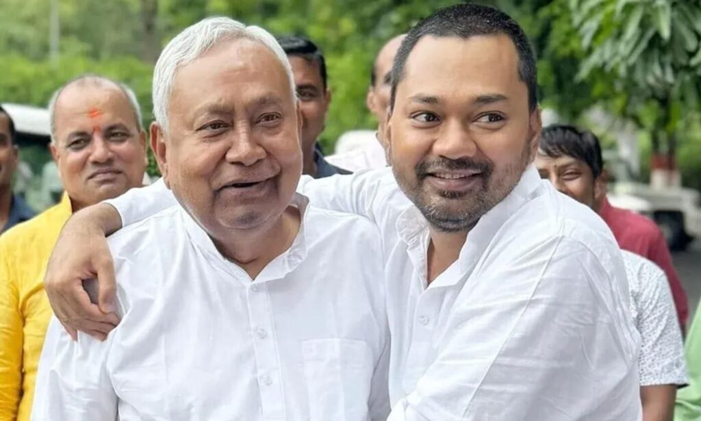 शपथ के बाद बेटे निशांत सुर्खियों में, दिया सॉफ्ट लेकिन स्ट्रॉन्ग मैसेज !