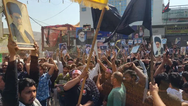 लखनऊ की सड़कों पर गूंजा विरोध, शिया समुदाय का जोरदार प्रदर्शन !